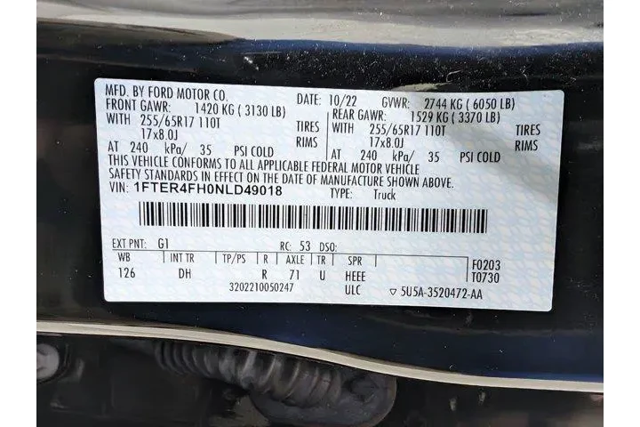 $30257 : Ford Ranger 2022 4x4 Lariat image 9