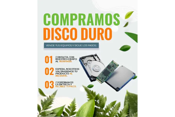 $10000 : COMPRAMOS DISCO DURO EN DESUSO image 1