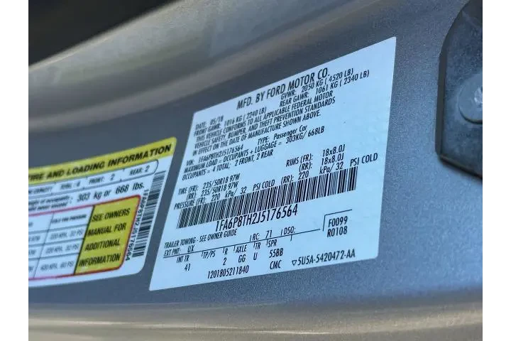 $19998 : Ford Mustang 2018 EcoBoost P image 9