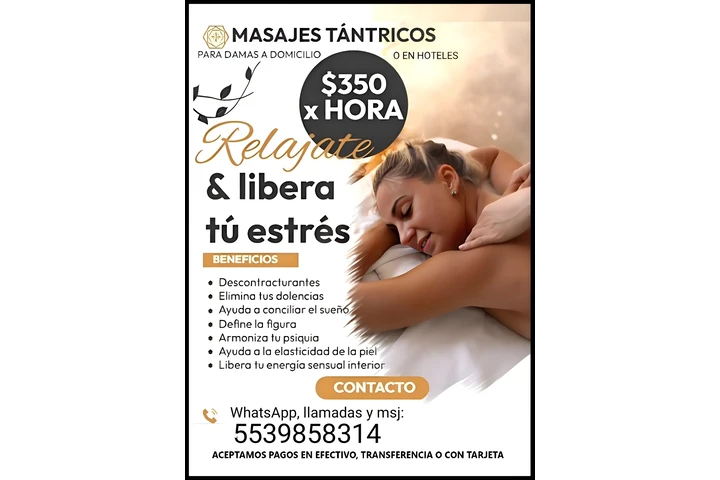 Masajes tántricos para mujeres image 1