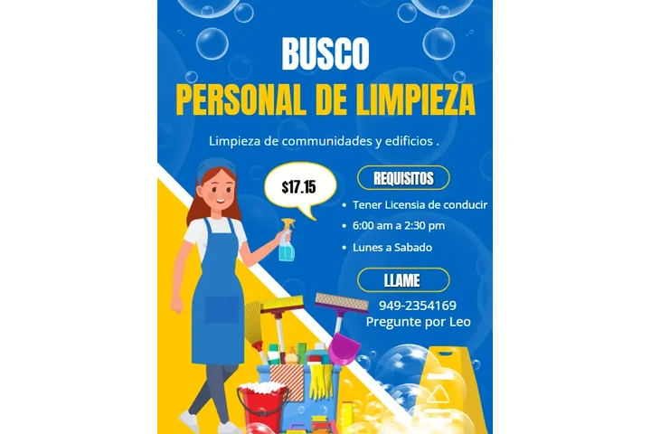 Personal de limpieza image 1
