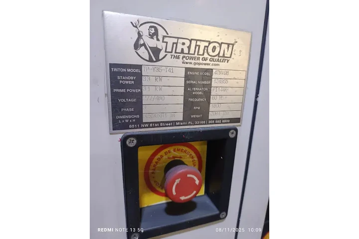 $16900 : 33KW GENERATOR DIESSEL TRITON image 3