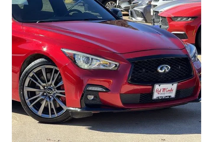 $33418 : INFINITI Q50 2021 Red Sport image 2
