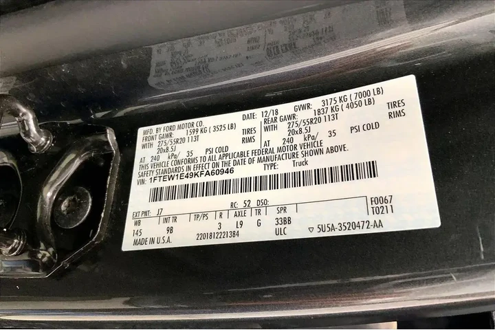 $35991 : Ford F-150 2019 4x4 XL 4dr S image 8