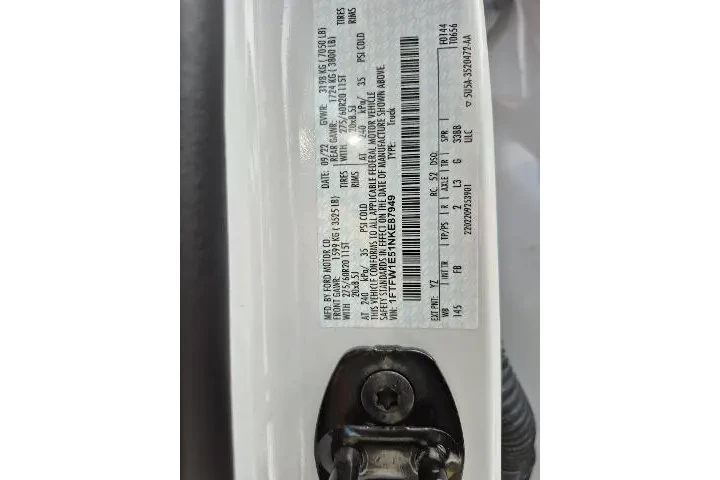 $37096 : Ford F-150 2022 4x4 King Ran image 6