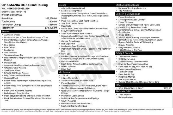 $16880 : Mazda CX-5 2015 AWD Grand To image 6