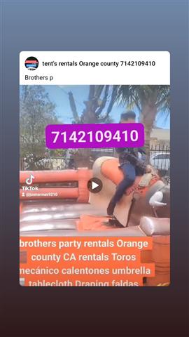 Brothers party rentals Orange image 5