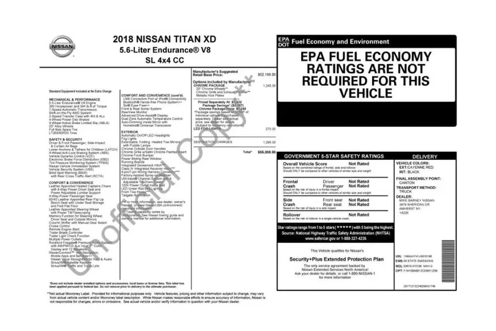 $25974 : 2018 Titan XD SL image 5