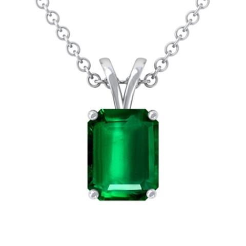 $5914 : Buy Emerald Pendant Necklace image 2