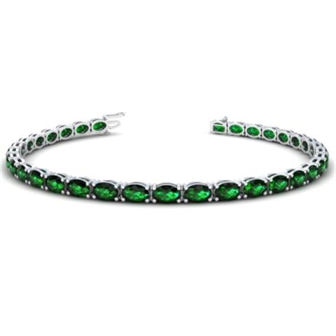 Emerald Tennis Bracelet. image 1