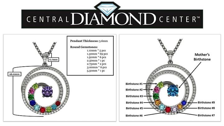 $90 : Birthstone Mothers Necklace! image 1
