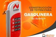 Tótem para gasolinera en Guatemala City