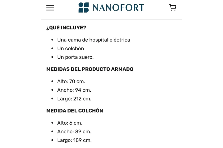 $15000 : Cama de hospital Nanofort image 6