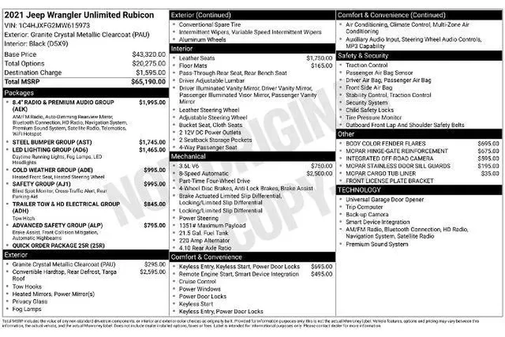 $34471 : Jeep Wrangler Unlimited 2021 image 3