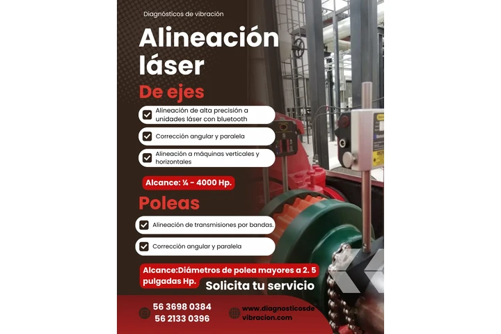 Alineación de ejes con láser image 1