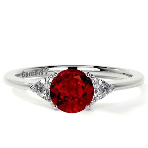 $2735 : Sale On Ruby Engagement Ring image 1