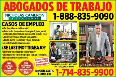 ¡ABOGADOS LABORALES! en Orange County