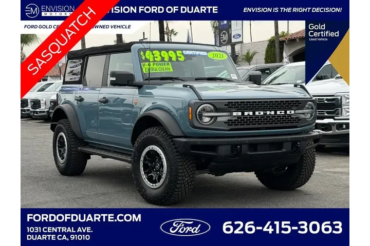 $38995 : Ford Bronco 2021 4x4 Black D image 1