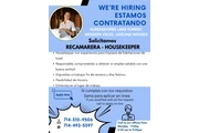 Se solicita recamarera Hotel en Orange County