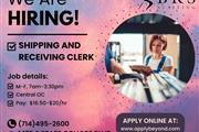 Shipping and Receiving Clerk en Orange County