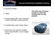 $14157 : Jeep Cherokee 2018 4x4 Limit thumbnail