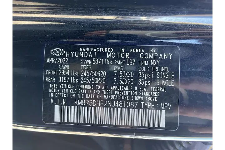 $29481 : Hyundai PALISADE 2022 AWD Li image 5