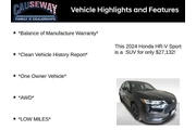 $27132 : Honda HR-V 2024 AWD Sport 4d thumbnail
