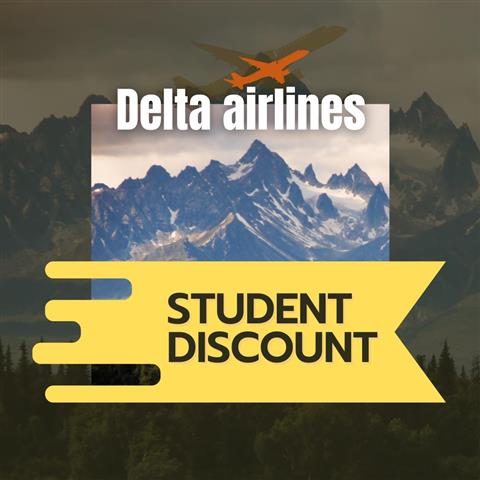 Delta airline student discount image 1