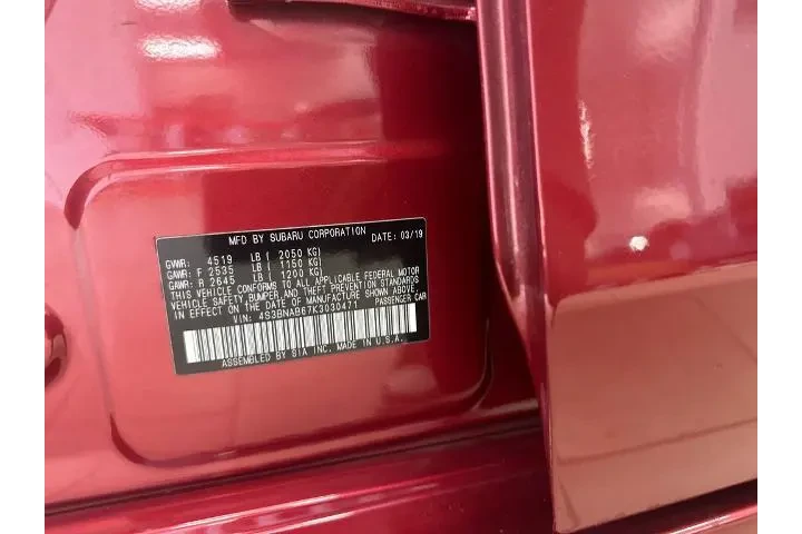 $17204 : Subaru Legacy 2019 AWD 2.5i image 10