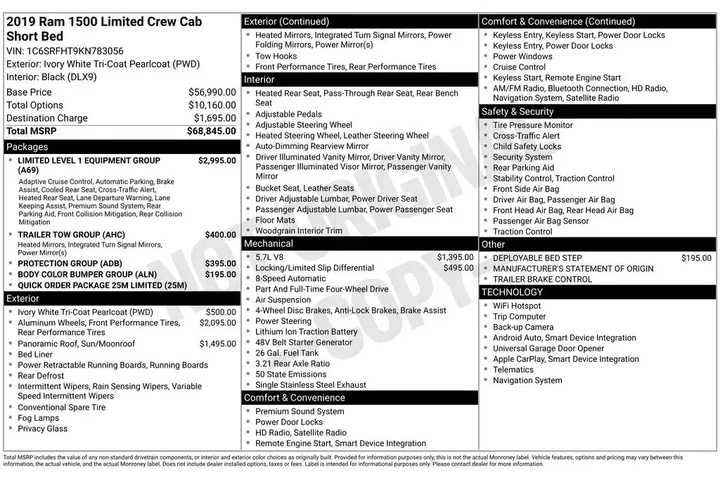 $38512 : Ram 1500 2019 4x4 Limited 4d image 2