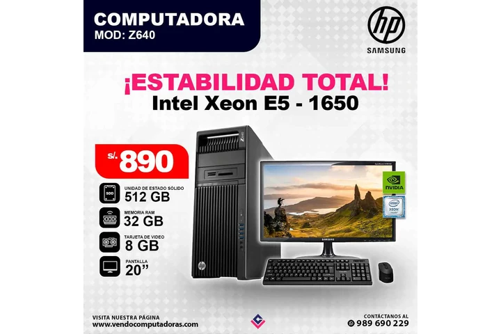 Computador Intel Xeon E5-1650 image 3