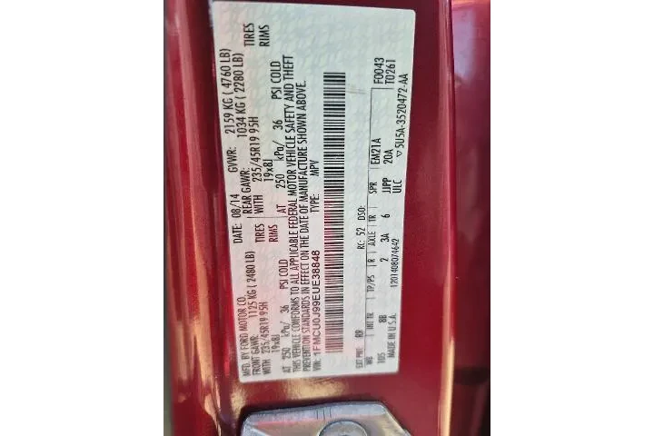 $9591 : Ford Escape 2014 Titanium 4d image 5