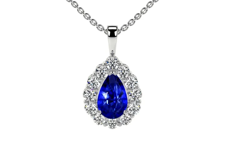 $11968 : Sapphire Pendant Necklace buy image 1
