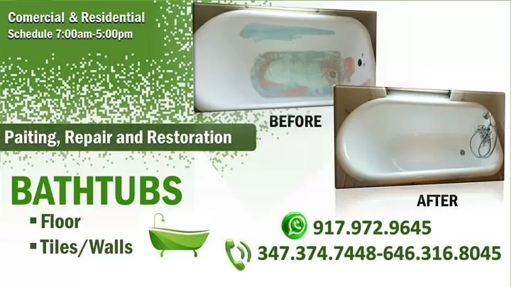 Herrera Bathtub Reglazing image 5