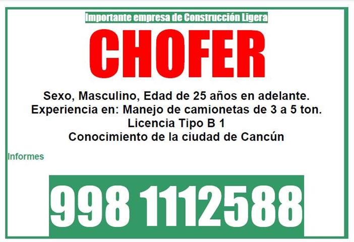 SOLICITO CHOFER image 1