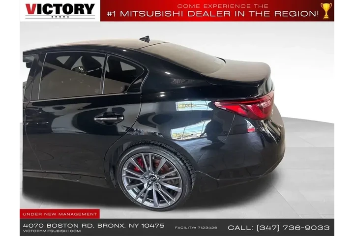 $29695 : INFINITI Q50 2022 AWD Red Sp image 7