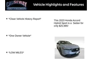 $25985 : Honda Accord Hybrid 2023 Spo thumbnail