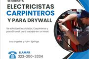 ELECTRICISTAS, CARPINTEROS en Los Angeles