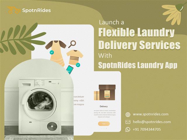 Uber For Laundry App Software image 1