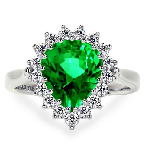 sale on women's emerald rings image 1