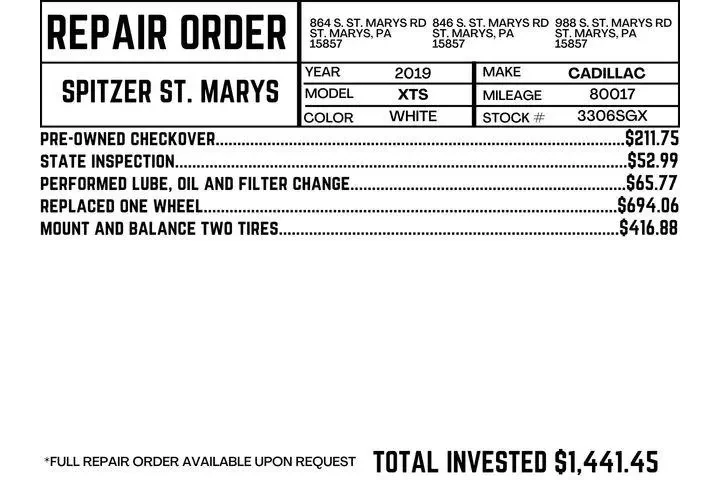 $16993 : Cadillac XTS 2019 Luxury 4dr image 2