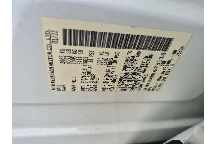 $21206 : Nissan Rogue 2022 SV 4dr Cro image 5