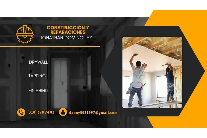 Drywall tapping finishing image 1