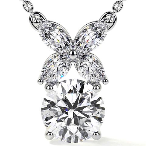 $2946 : Sale On Shape Diamond Pendant image 1