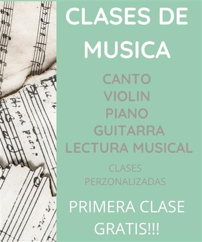 CLASES DE MUSICA!!! image 1