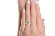 Emerald Solitaire Ring 0.50cts en Jersey City