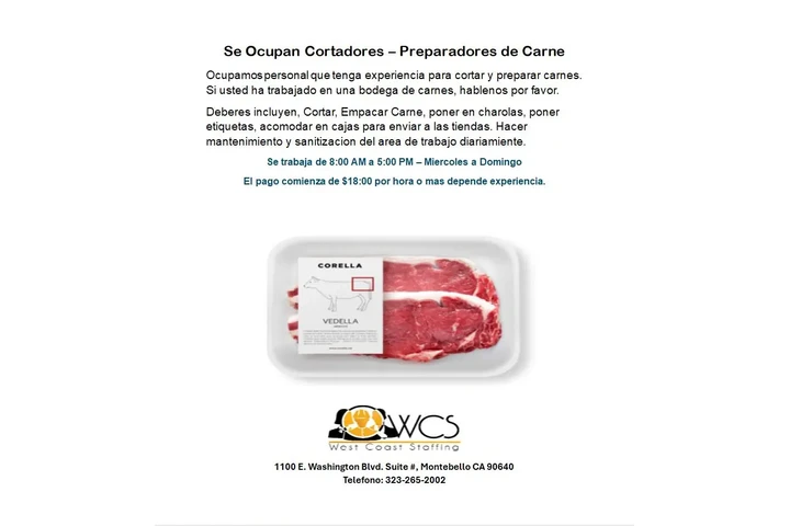 Contratando Carniceros image 1