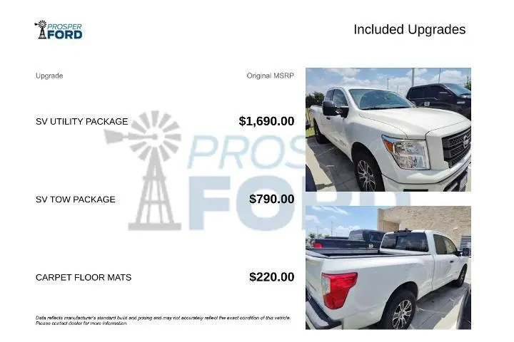 $38995 : Nissan Titan 2024 4x4 SV 4dr image 3
