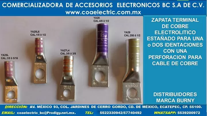 ZAPATA PONCHABLE DE COBRE image 1