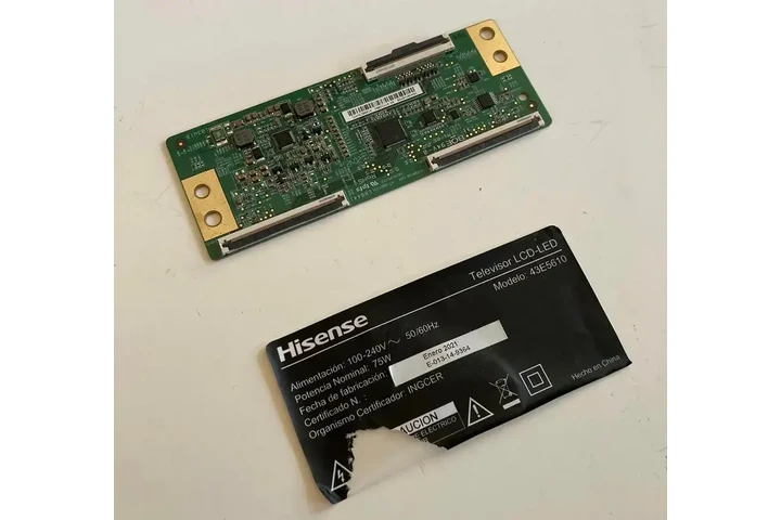 $20000 : Tarjeta T-con Hisense 43e5610 image 2